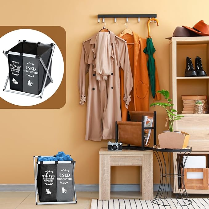 🧺 Foldable Laundry Basket | سلة غسيل قابلة للطي متعددة الأقسام - Dariva